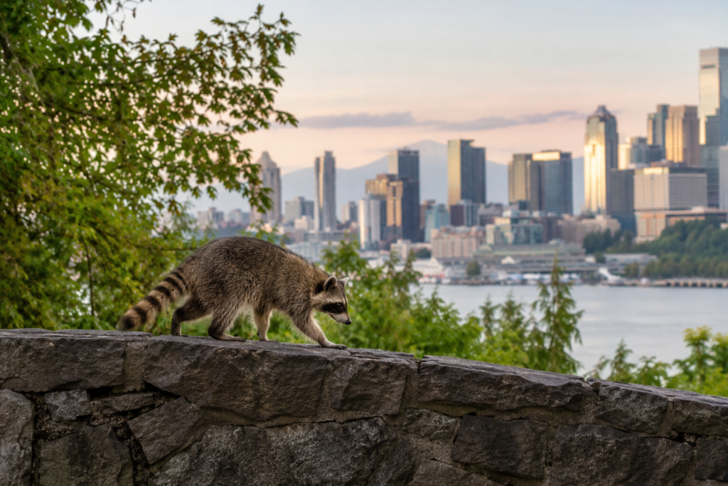 Imagem ilustrativa relacionada à vida e ao ambiente da região do Puget Sound.