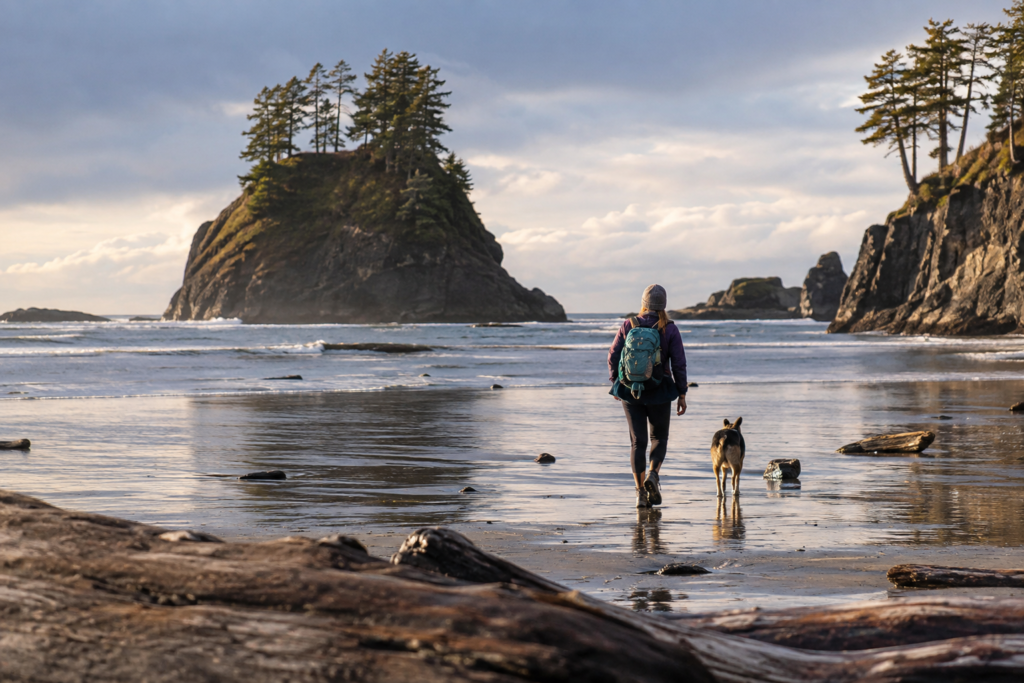 Imagem ilustrativa relacionada à vida e ao ambiente da região do Puget Sound.